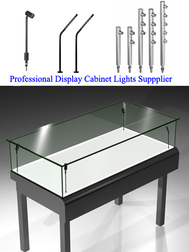 led counter light in display case