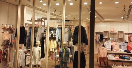 SMD led downlight in clothes shop