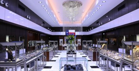 display lighting in Jewelry stores