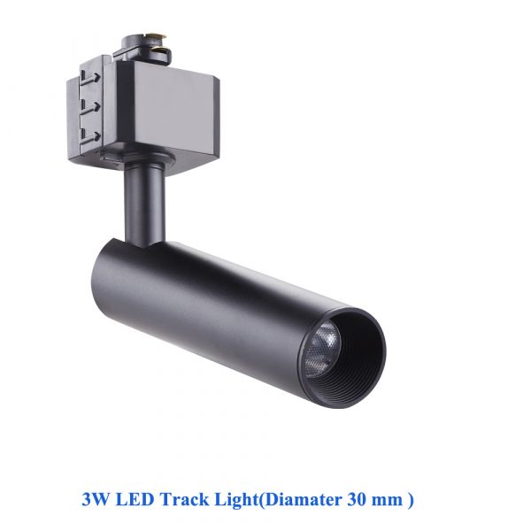 AW-TL03 D30 mini LED track light black