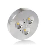 3W Ultra Thin LED Puck Light for different Cabinets