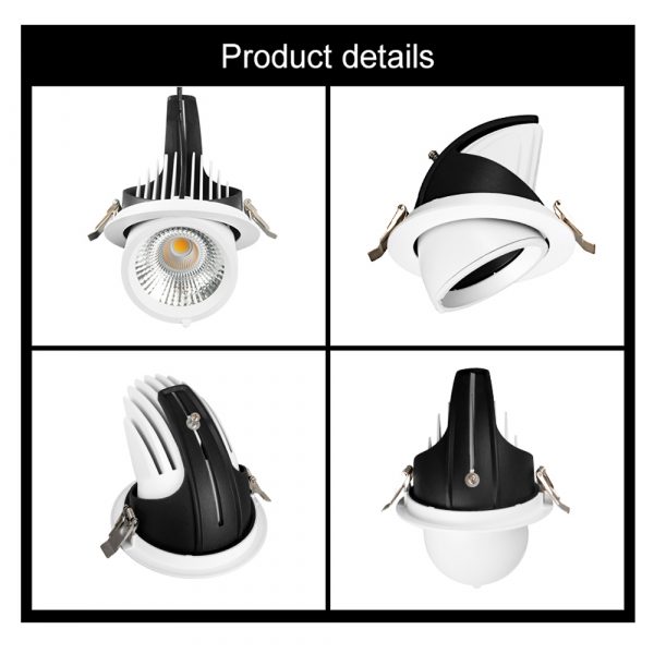 led gimbal recessed downlight AW-DL5515 (6)