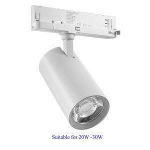 25W white led track light dimmable