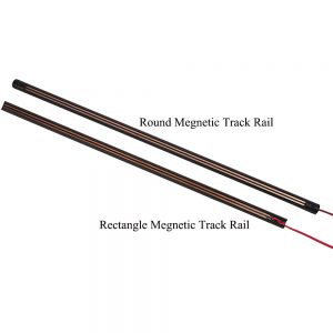 Megnetic track rail